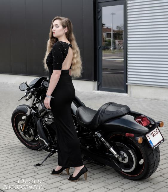 style harley-davidson portrait photot