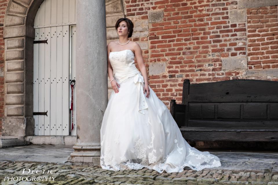 shooting photo de robe de mariage