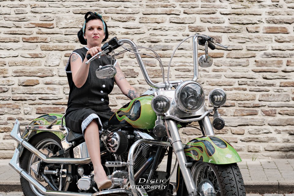 harley rockabilly style